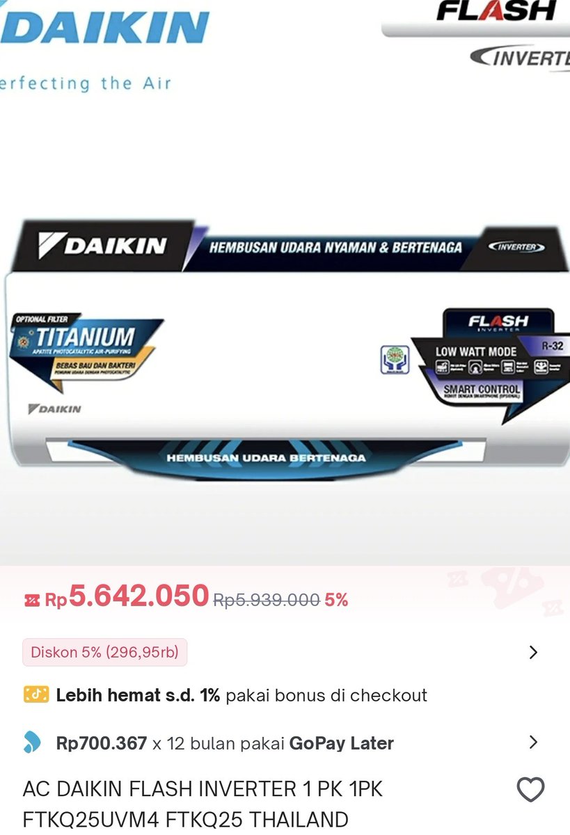 _syarahy's tweet photo. @zharki2018 Untuk AC lama saya lupa modelnya apa, merknya midea/sharp diantara 2 ini. Untuk AC sekarang saya pakai ini pak, https://t.co/WV1C64kKRS