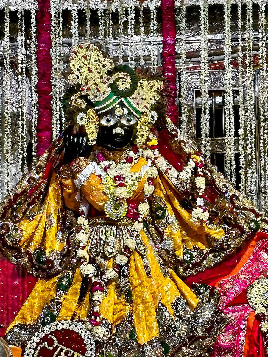 GitaInspire's tweet photo. मेरे प्यारे ठाकुर श्री बांके बिहारी लाल जू 🦚 https://t.co/3Hy1oJa5qJ