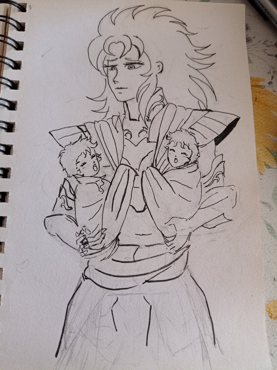 Lo bueno de dibujar mal un escorzo y proporciones, es que se nota un humano detrás 😅