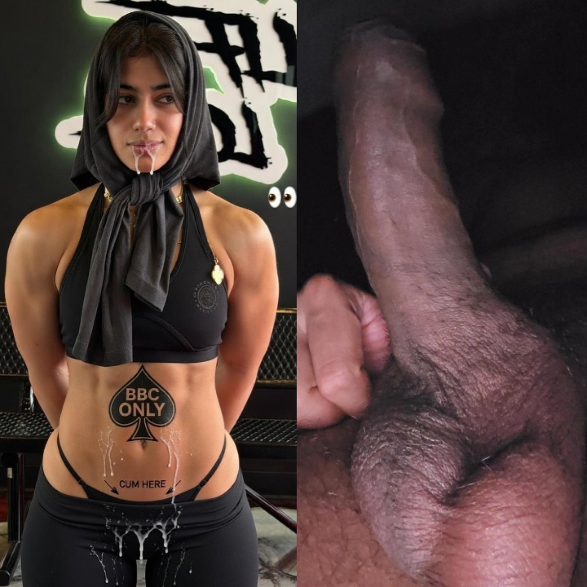 GoonAddict2412's tweet photo. I'd make #Sarasaffari sound like this every 2 hours😈 I just know her pussy is so tight #bbc #blacked #tiktok #goonfuel #pmv #babecock #cocktribute https://t.co/qrjXMXqWAS