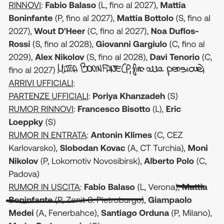 ciacci; Giannelli’s personal nightmare tweet media