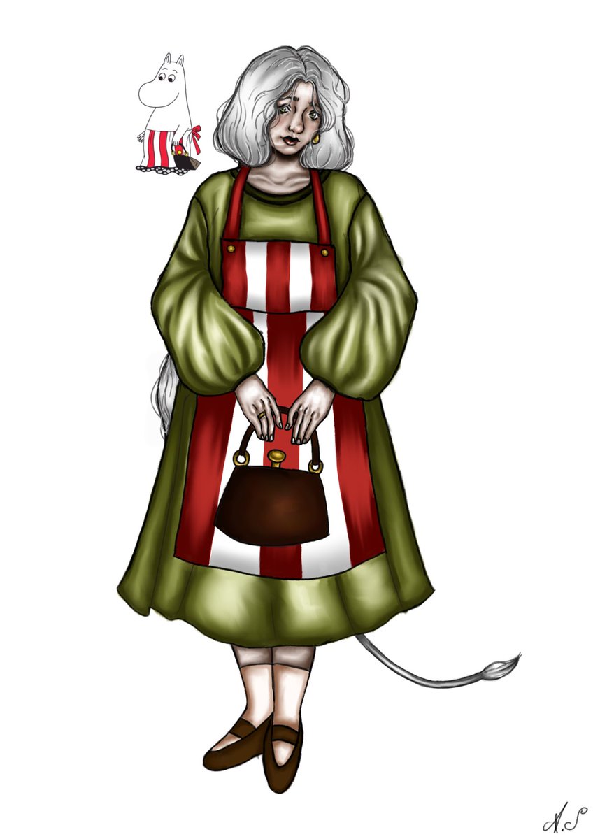 Moominmamma humanization:~} 
#moomintrolls #moominvalley