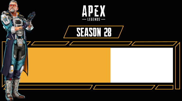 Season 28 is 62% complete.
There are 32 days left.
#ApexLegends