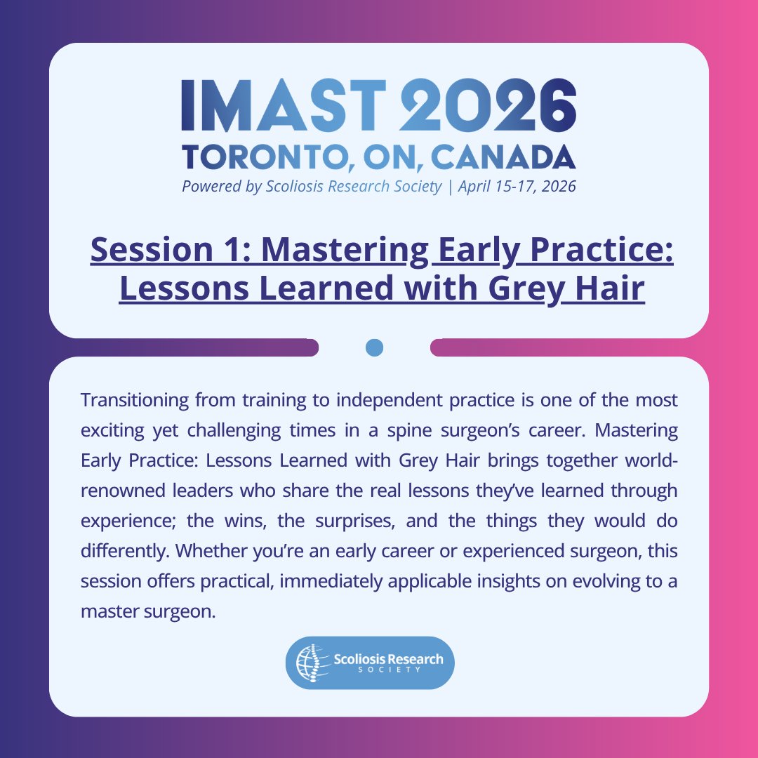 Scoliosis Research Society tweet media