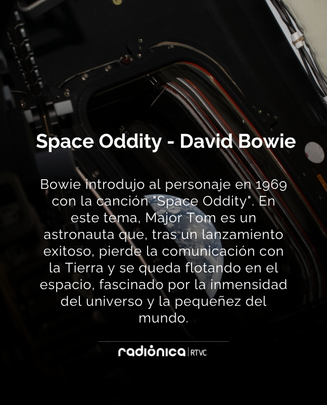 radionicafm's tweet photo. Ground Control to Major Tom..." 🛰️ La historia del astronauta más famoso del rock no terminó en 1969.

Secuelas directas de Bowie, referencias en videoclips y respuestas de otros artistas; así evolucionó este ícono cultural. 🚀👨🏼‍🚀
Estas son las canciones que inmortalizaron al álter ego de David Bowie. 👀🎼

📷: Imágenes de la NASA en la misión Artemis II