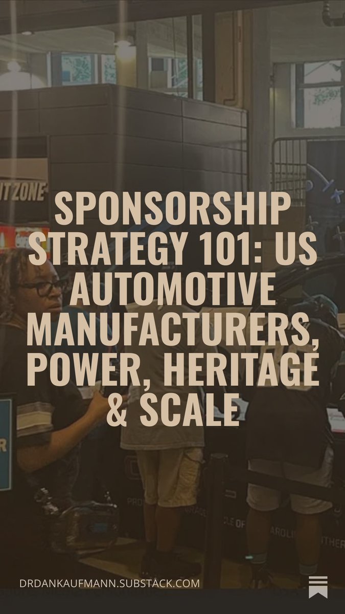 dankaufmann's tweet photo. Sponsorship Strategy 101: US Automotive Manufacturers, Power, Heritage &amp; Scale https://t.co/joFoYUXhFu https://t.co/QVySMBHWTK