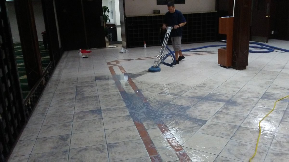 Mopping doesn't clean grout.  It only cleans the surface. Grout is where bacteria and grime live. Only machine scrubbing + steam extraction removes what's embedded.  
📞 818.263.9314 🗓 bit.ly/JPFloorBook  

#TileAndGrout #GroutCleaning #LosAngeles #HomeTips #SpringCleaning