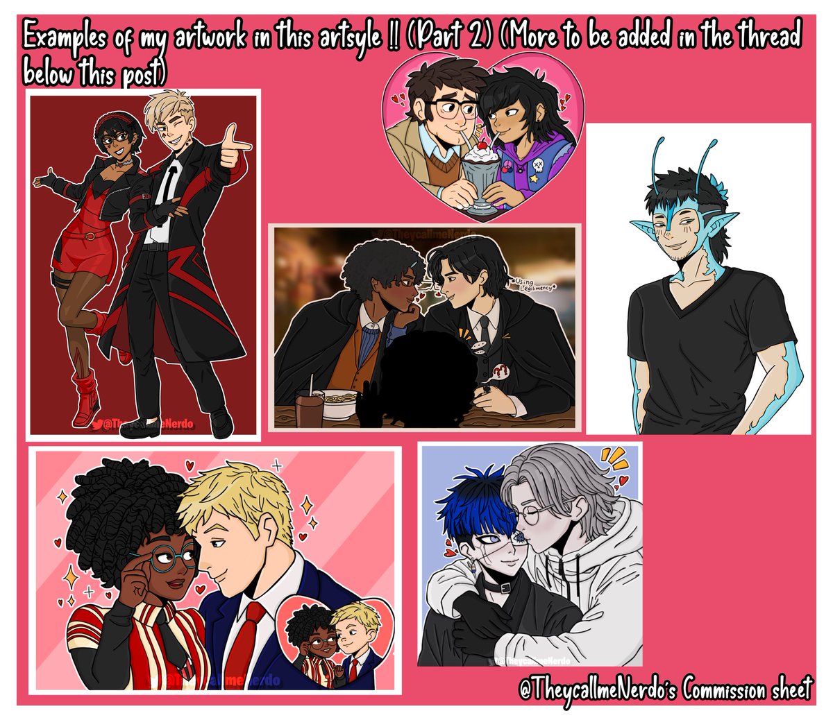 TheycallmeNerdo's tweet photo. Reworked/updated commission sheet!!
Order process + Art update thread will be below :D
#artcommissions #yumeart #yumetwt #FortniteArt https://t.co/jIAlFd7AxG