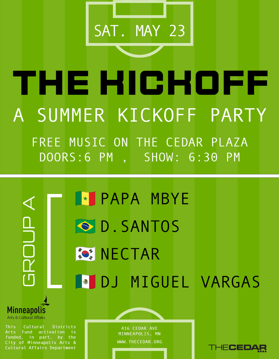 The Cedar Cultural Center tweet media