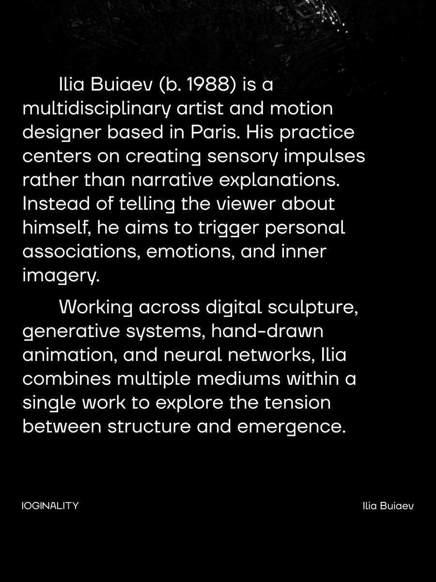 ioginality_io's tweet photo. In r]evolution, Ilia Buiaev explores the moment where meaning shifts. A concrete architectural frame stands as a symbol of history and tradition — stable, inherited, restrictive.

Discover r]evolution on https://t.co/cFOzLiXhBE https://t.co/rJ2RyLovES