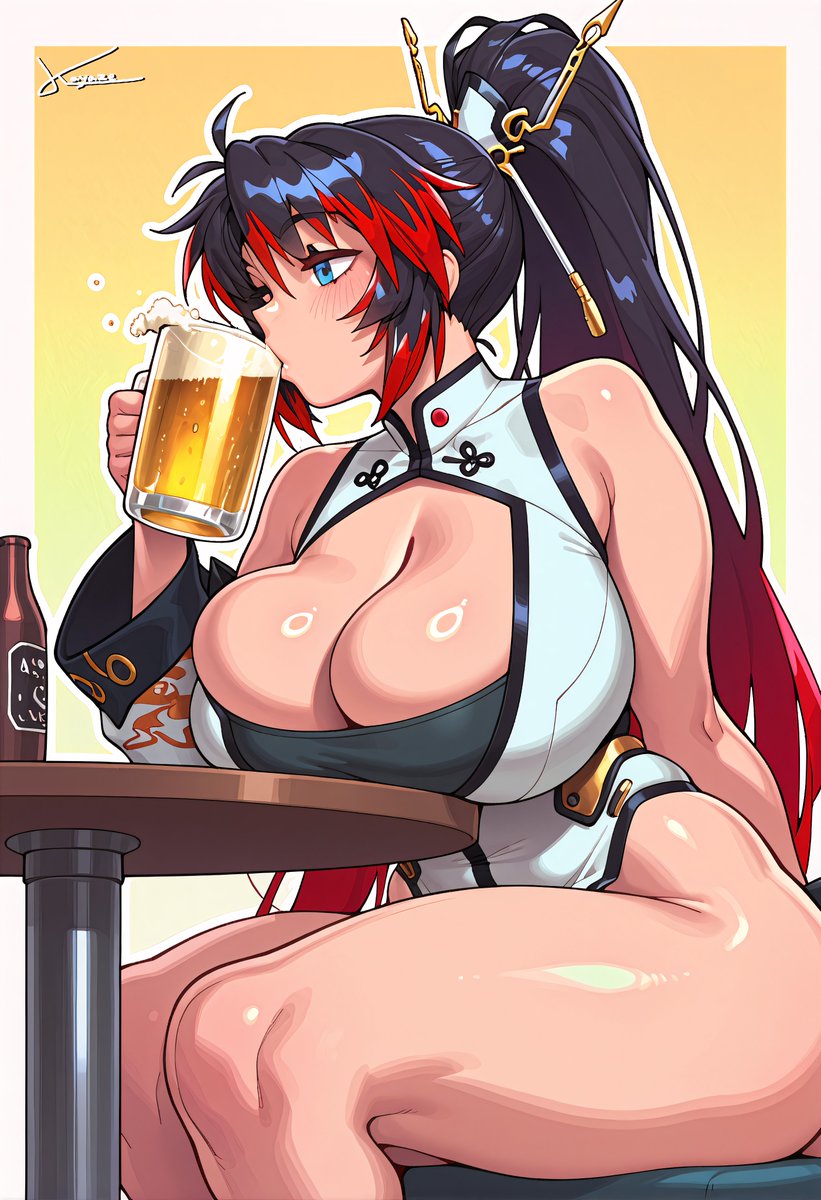 Kayaze13's tweet photo. Kaguya Nanbu: Drinking Night | Full on https://t.co/Jkh3mtgek7 https://t.co/3rtQ2SeMSt