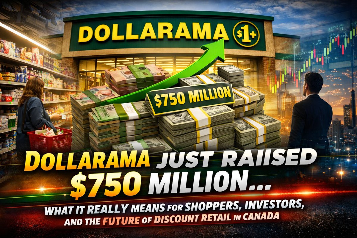 creature121's tweet image. Dollarama Just Raised $750 Million… Here’s What It Really Means For Shoppers, Investors, And The Future Of Discount Retail In Canada

#Dollarama #CanadaRetail #StockMarketNews #RetailStrategy  #BusinessNews #FinanceNews #CanadianEconomy 

effectivestuffs.com/dollarama/