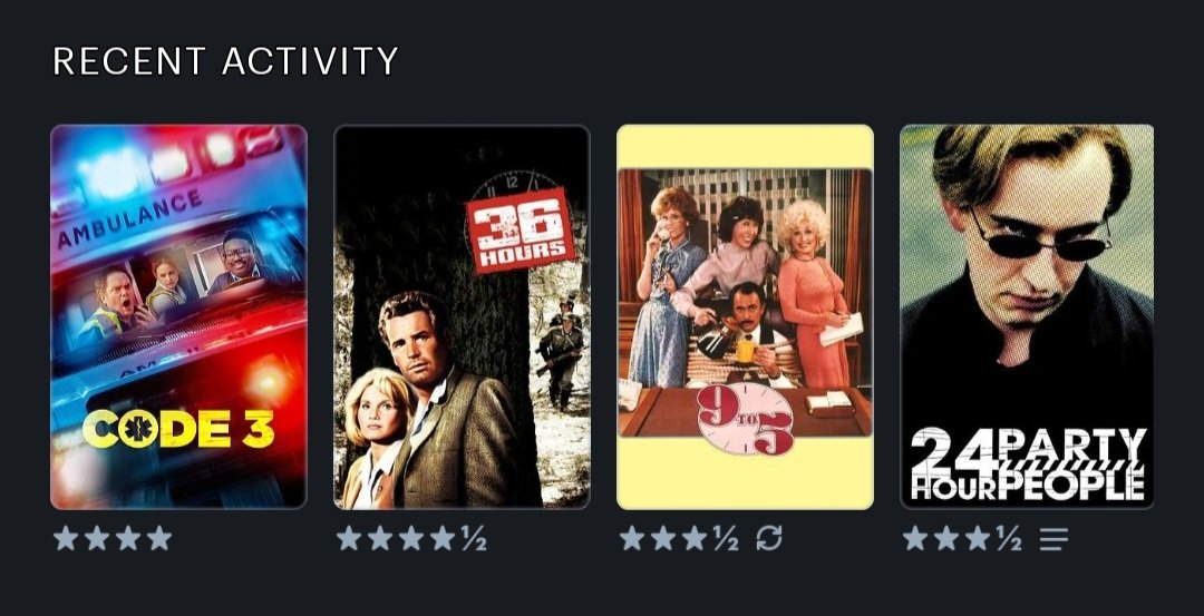 LouisPJr's tweet photo. @letterboxd I've been #RunningNumbers from Friday to #LetterboxdFriday, focusing on movies with numbers in their titles.
I got in 7... but not Se7en.
#LastFourWatched https://t.co/0BWhvMBmIv