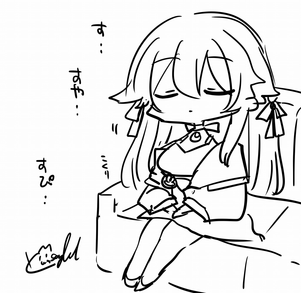 何もしてないと寝てるかも 