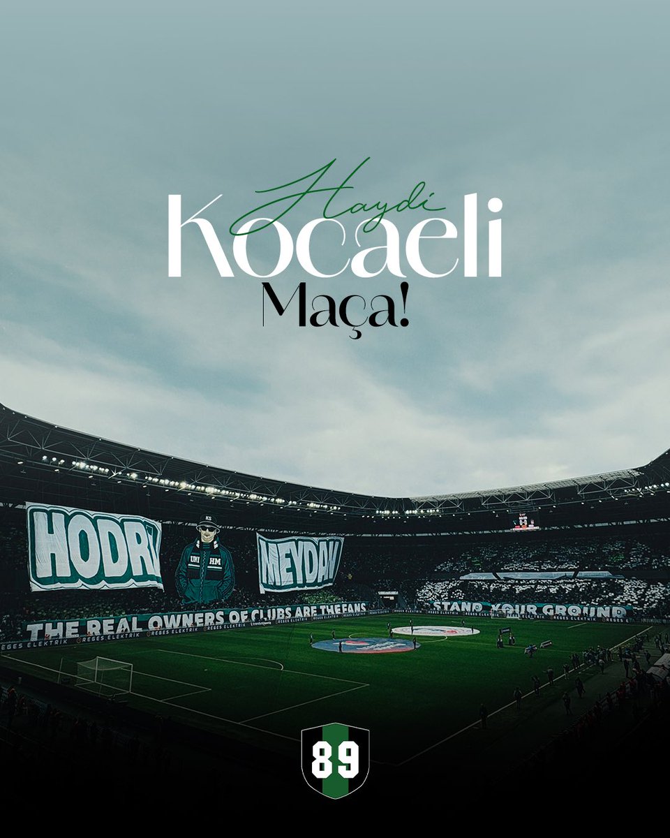 hodrimeydan's tweet photo. Haydi Kocaeli Maça! https://t.co/SRVby81MyA