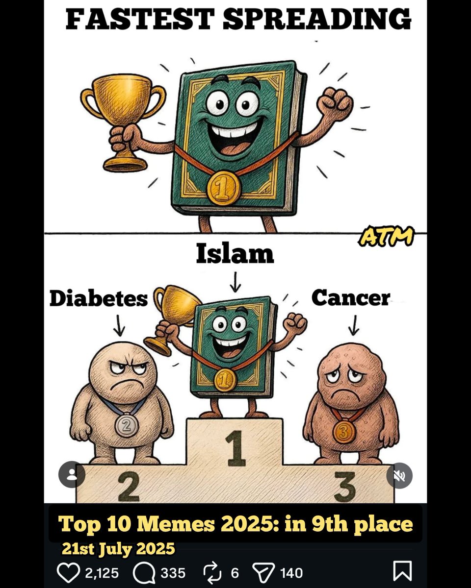 adexhartz's tweet photo. @Mauricesuleman @iamAbode @drpenking It's really growing together with it's pairs like cancer, diabetes etc...... truly the world needs a physician to create an antiviral drug for this cancerous Islamic cult parading as religion.... https://t.co/EOTHiNZeoM