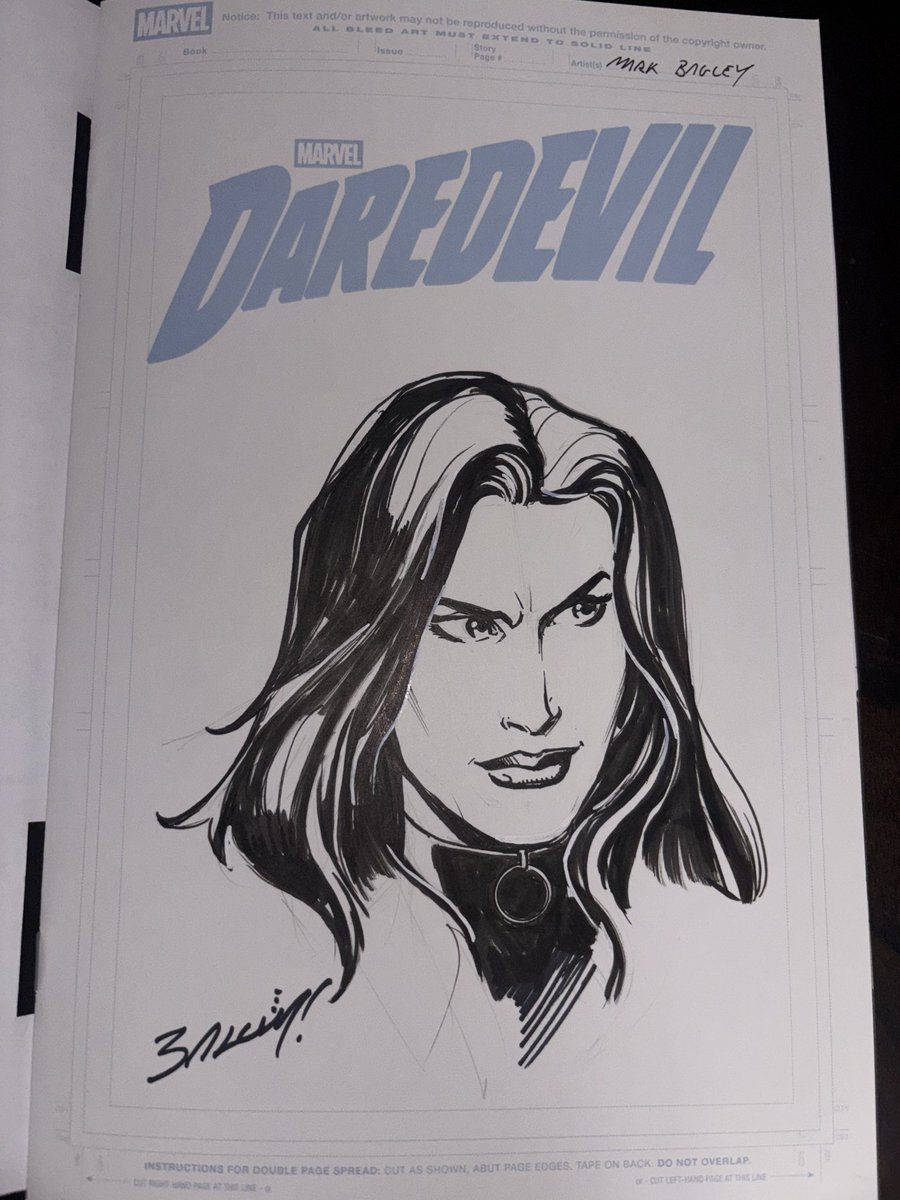 paysoon_'s tweet photo. New 1:1 Jessica Jones sketch cover by Mark Bagley for Daredevil #1! pulled by me https://t.co/VeTSeTrFvJ