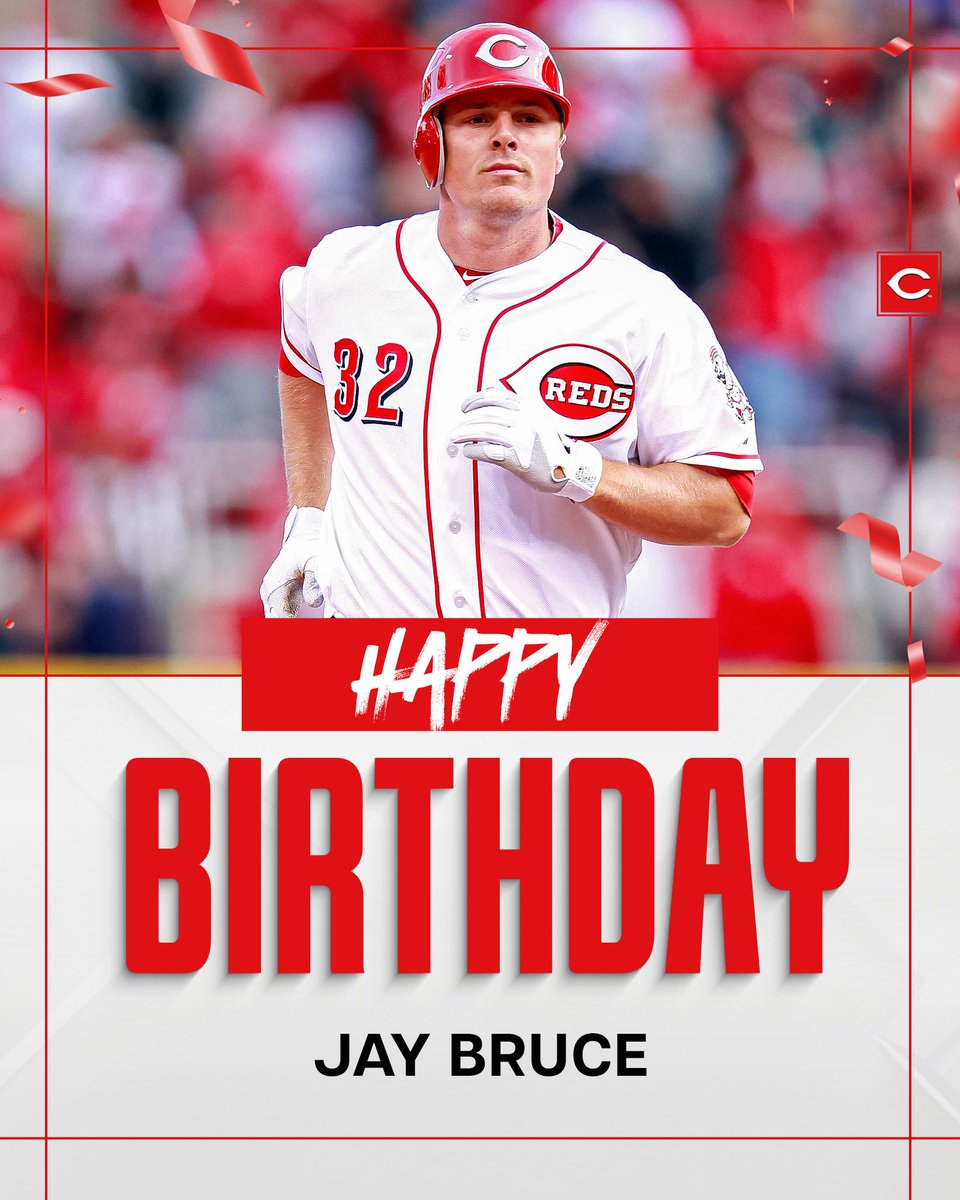 Reds's tweet photo. BRUUUUUUUUCE

Happy birthday to Jay Bruce 🎈 https://t.co/6OR3IB1rR9