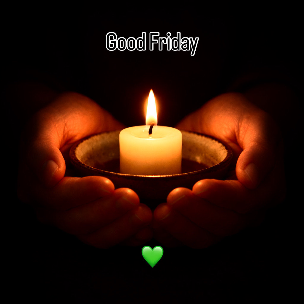 BeClever's tweet photo. Sending light and love on Good Friday.

It’s not loud, or triumphant.

It’s the long walk.
After a dark winter.

It’s the weight carried, 
the silence held.

The fear and sadness, 
the courage and grief 
and loneliness,
felt by many.

A day for compassion —
for the weight that others carry,
and for that which we carry ourselves.

Sending you peace, 
sending you love, 
and lighting a candle.

A vigil with hope.

❤️🙏🕯️💚