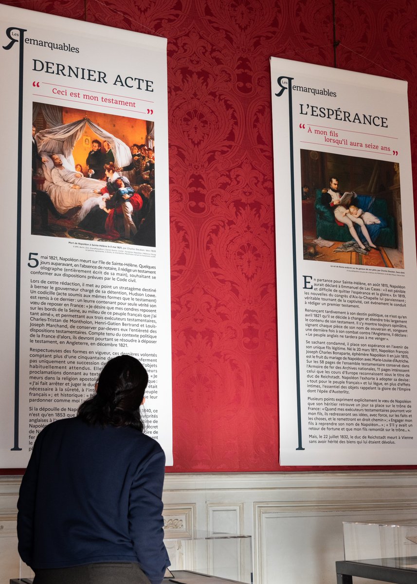 ArchivesnatFr's tweet photo. 🌸 Profitez du week-end de #Pâques pour découvrir aux @ArchivesnatFr pas une, mais deux expositions, consacrées au testament de  Napoléon et à La Fayette. 
💡Expos ouvertes, salles de lecture fermées lundi 6 avril 🐣
Bonnes #FetesdePaques https://t.co/ds9fYOsQJu