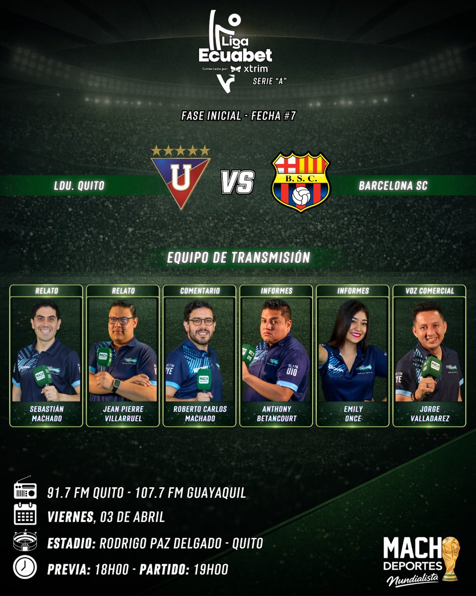 Machdeportes ✨ Gente Que Sabe De Radio tweet media