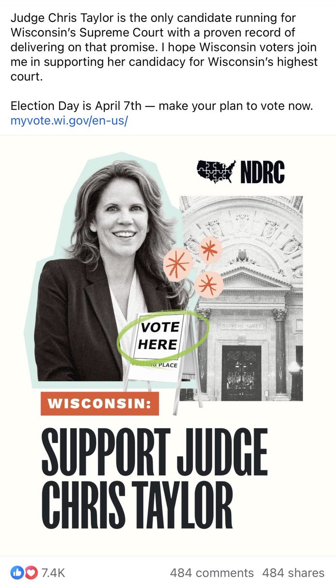 Maybe we should start electing judges of the Supreme Court too.