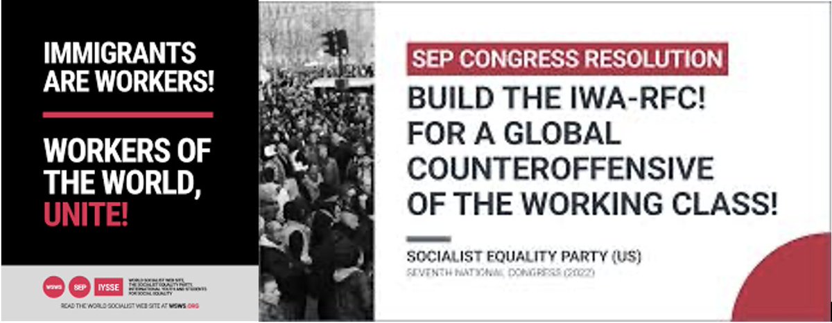 The “amoralists” are not the Marxists, but the ruling classes and their apologists. The criminality of the US elite and its allies is being exposed before the eyes of the world. Against that must be mobilized a force guided by a higher social principle and higher moral conception
