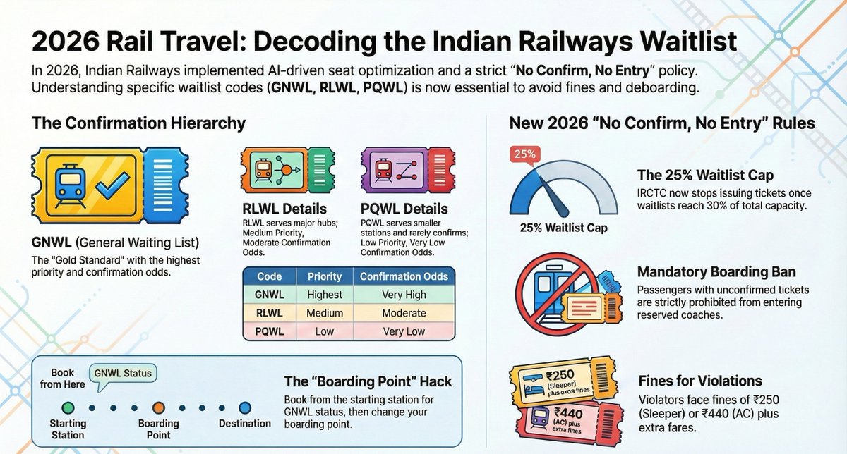 yehsafar's tweet photo. GNWL, RLWL, PQWL Meaning: Indian Railways Waiting List Explained (2026 Edition) https://t.co/thBKr9OfkK https://t.co/fOp6rSD4P7