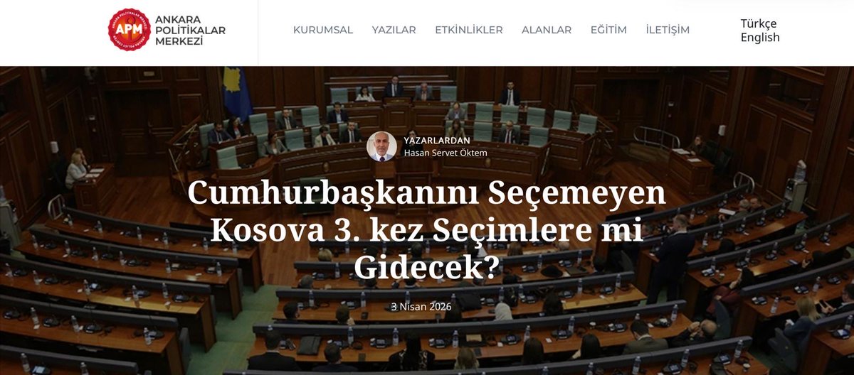 Ankara Politikalar Merkezi tweet media