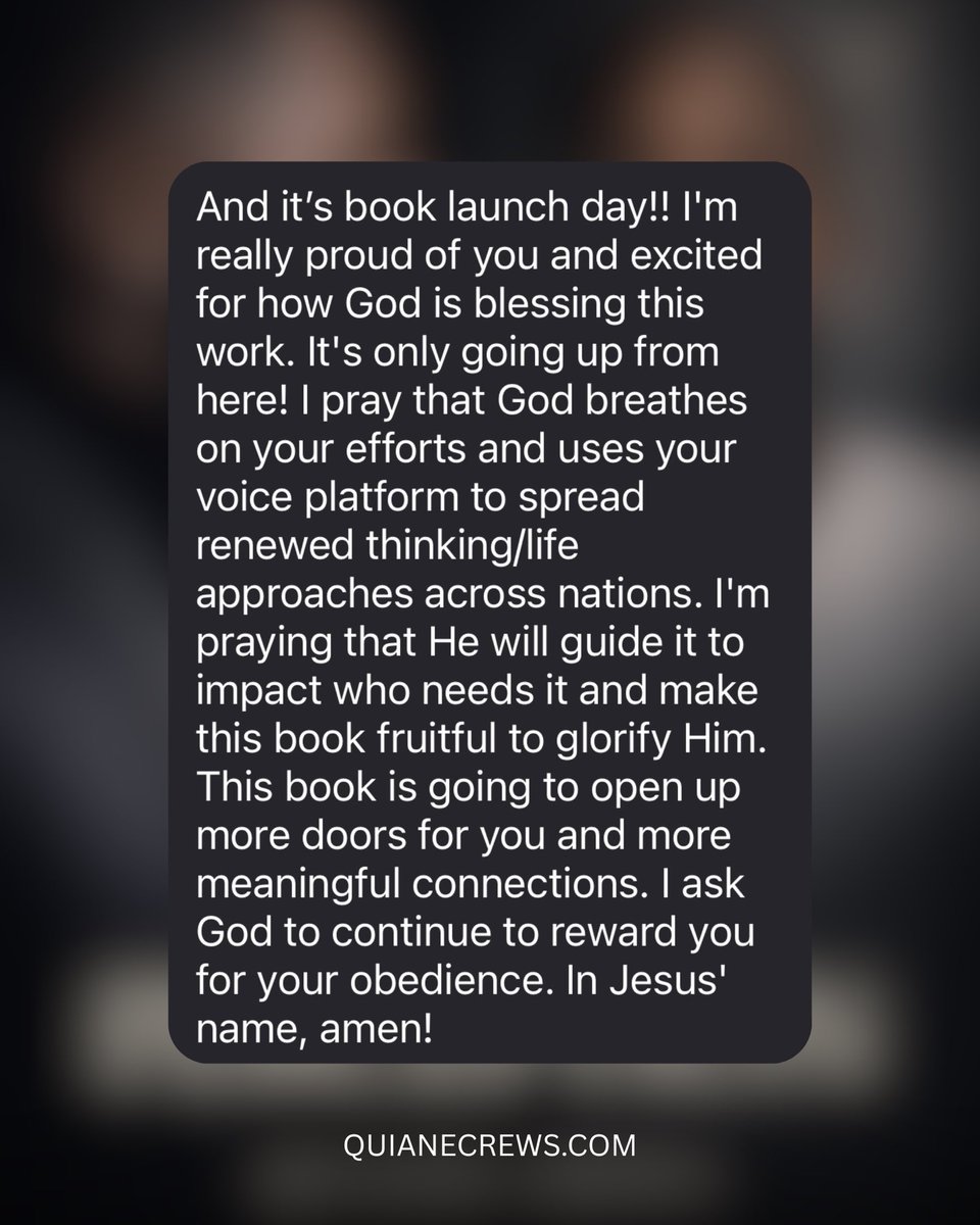 iamquiane's tweet image. I did it… I published my first book. It’s officially live on Amazon and Barnes &amp;amp; Noble. I hope you enjoy reading it just as much as I enjoyed writing it. Comment “BOOK” and I’ll message you the link. #crewscontrol #codeofperception 

a.co/d/0bMsZFcX