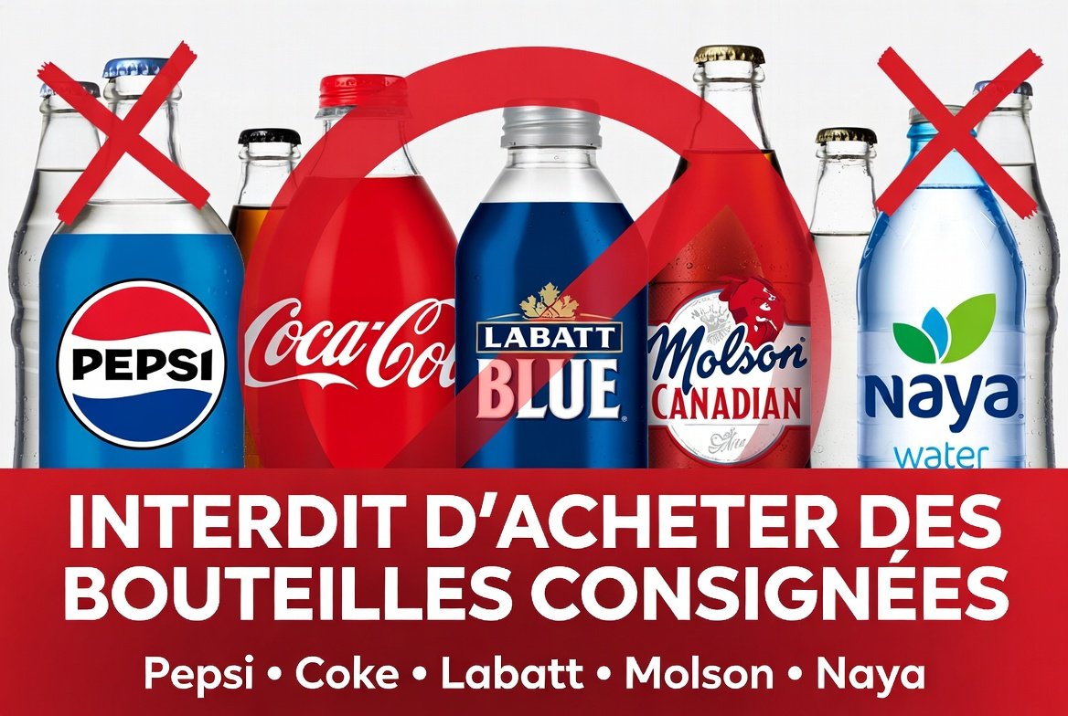 Alibabobcom's tweet photo. IMPORTANT
🔴 Vous avez trop de bouteilles consignées?
#Pepsi #Coke #Labatt #Molson #Naya https://t.co/3uygFDEL11