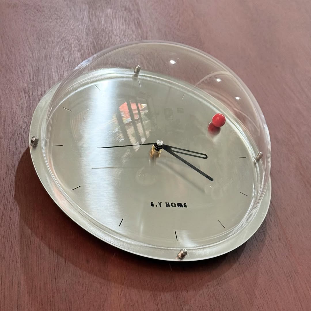 interiorsuckerr's tweet image. Bubble Wall Clock 70s style