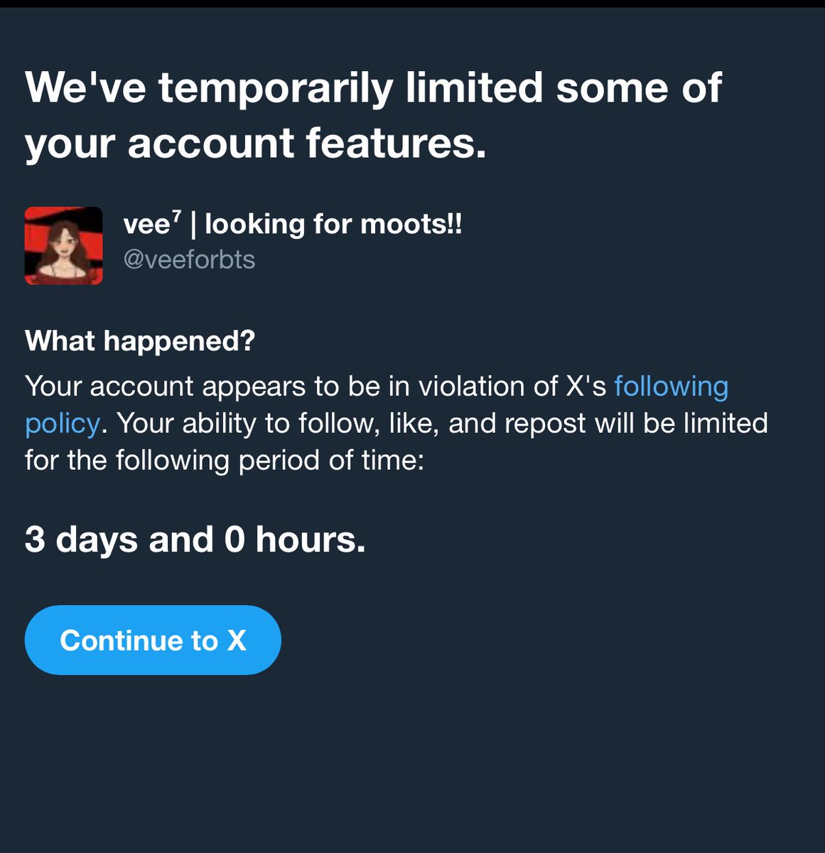 vee⁷ | looking for moots!! tweet media