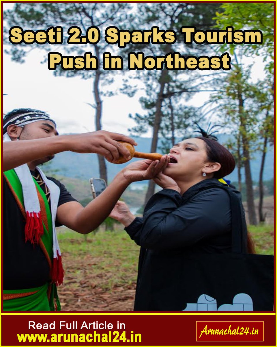 Arunachal24in's tweet image. Seeti 2.0 Meghalaya opens doors for expansion to Arunachal, spotlighting Northeast’s tourism potential.

story link- arunachal24.in/seeti-2-0-spar…

#Seeti #Arunachal #Northeast #Tourism