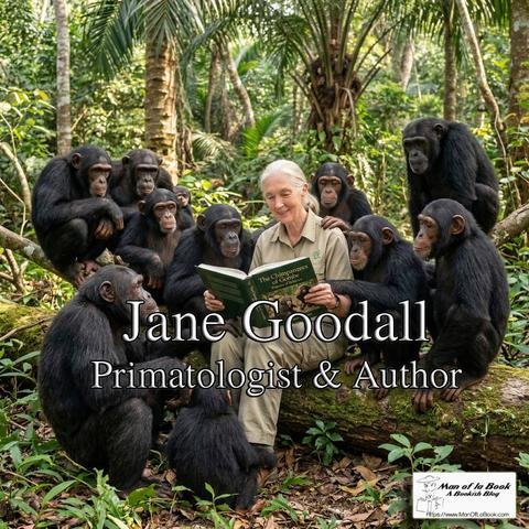 ManOfLaBook's tweet image. #FunFactsFriday post about Jane Goodall  - not only a world-renowned primatologist, but also an author with an amazing literary output

manoflabook.com/fun-facts-frid…

#FunFacts #JaneGoodall #literaryfacts #litfacts