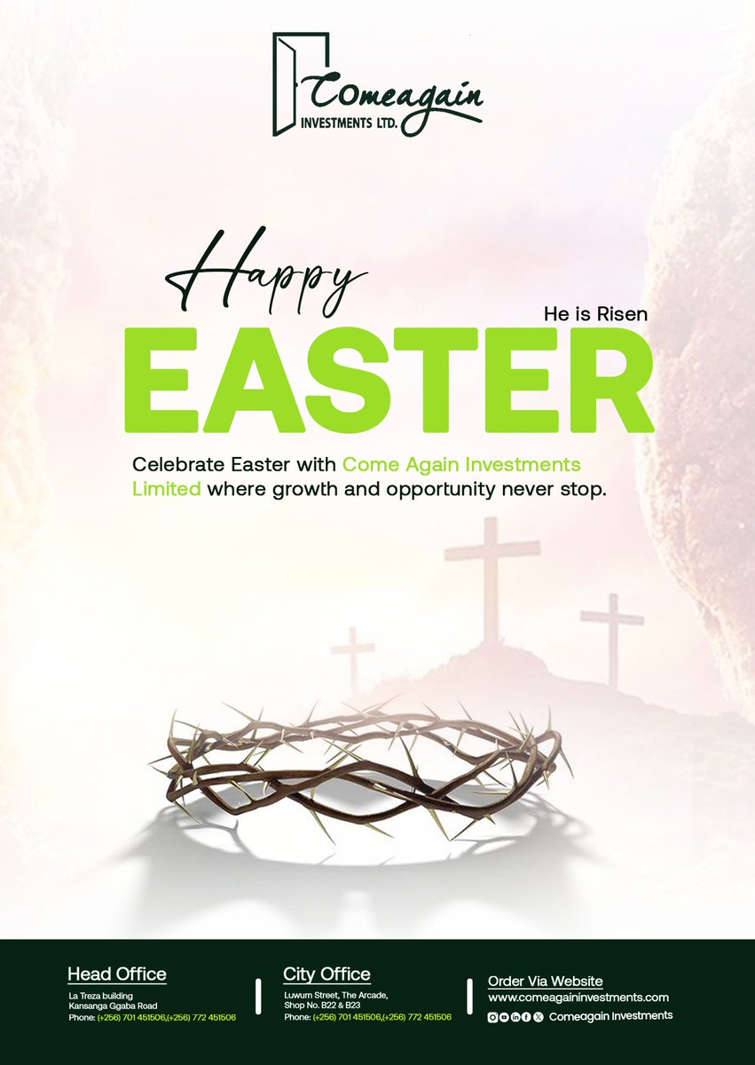 Come Again Investments Limited tweet media