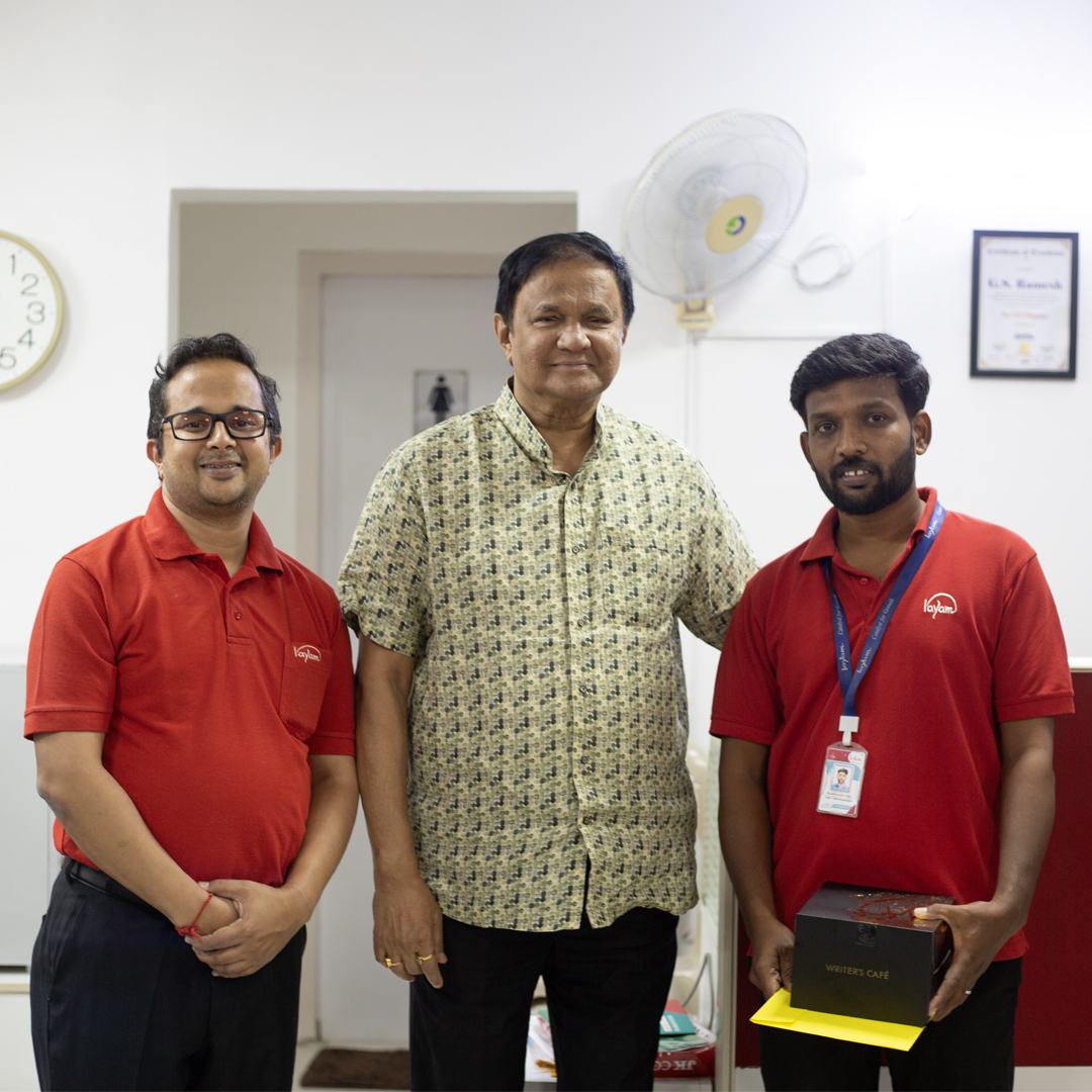 Happy Birthday! 🎂 Mr. Esakkimuthuraja

We appreciate your dedication and the value you bring to our team. Wishing you continued success and a fantastic year ahead.

#BirthdayWishes #TeamRecognition #ProfessionalExcellence #ValuedTeamMember #StrongerTogether #LifeAtLayam
