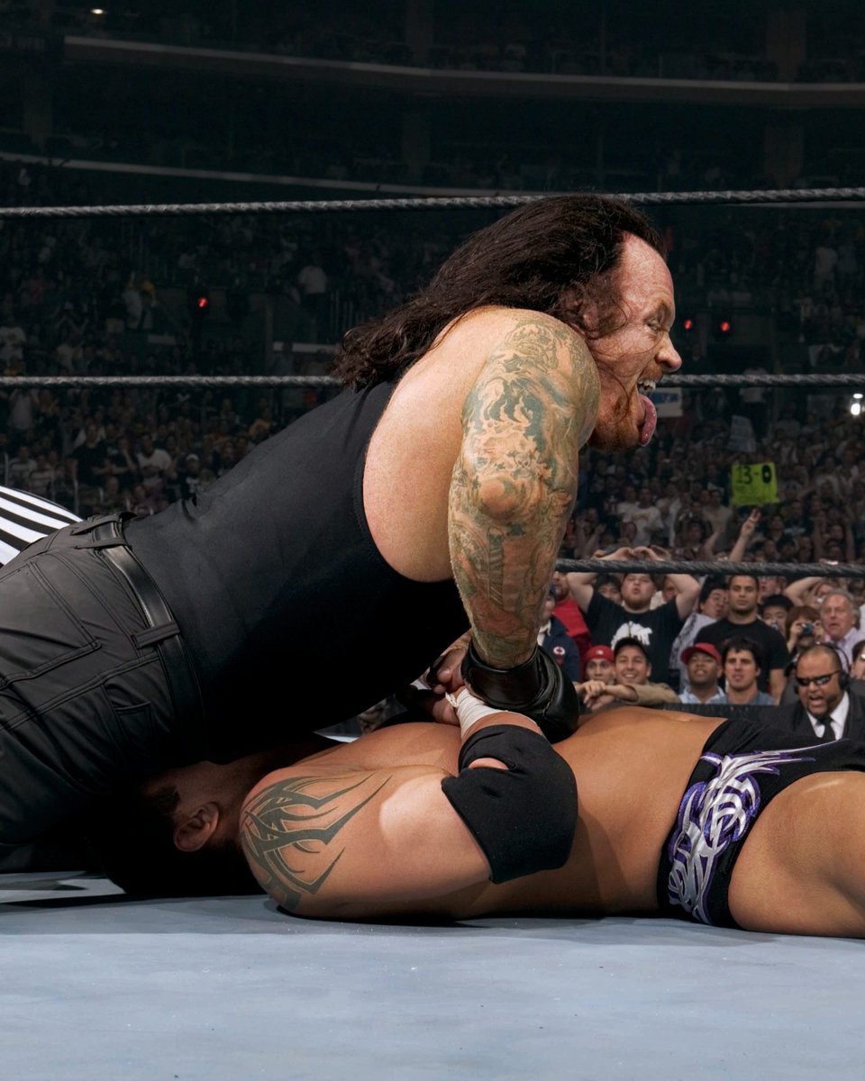 21 years ago WrestleMania 21 brought some Hollywood action, like the beginning of World Championship careers for Batista and John Cena! #WWE #WWEThrowback