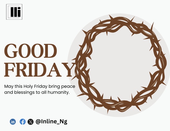inline_ng's tweet photo. May this Holy Friday bring peace and blessings to all humanity.

#GoodFriday https://t.co/LFGNSQl95L