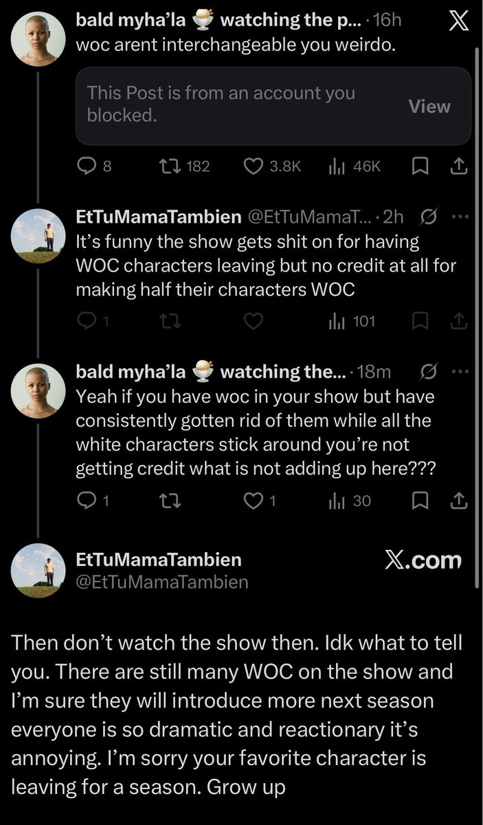 bald myha’la 🍨 watching the pitt tweet media