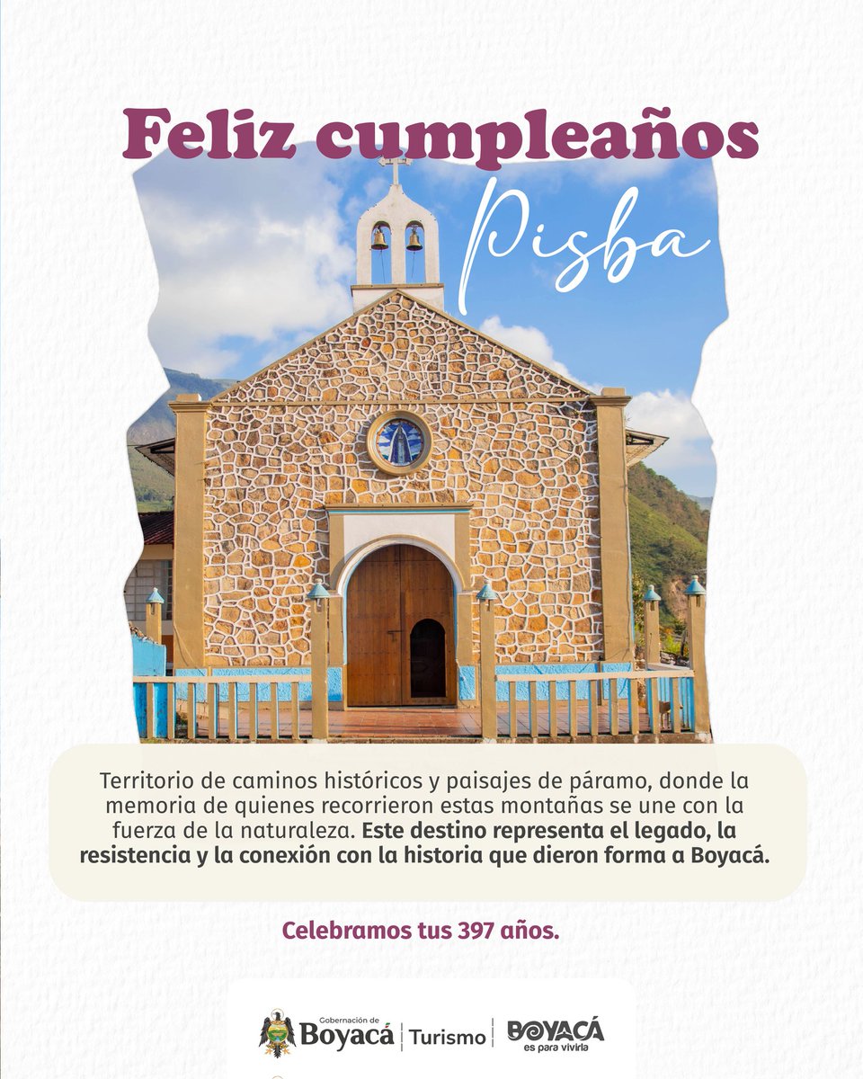 Secretaría de Turismo de Boyacá tweet media