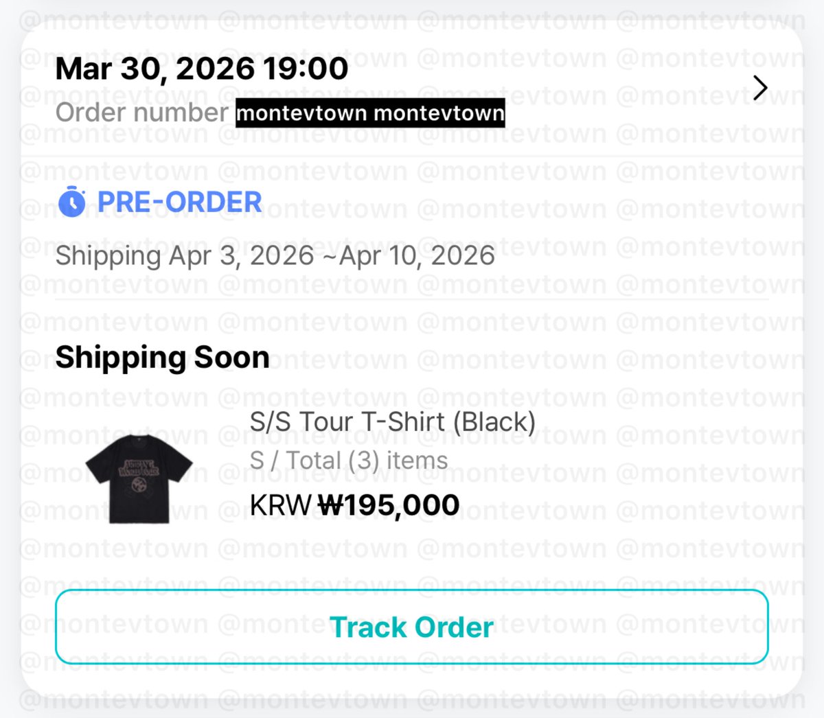 montevtown's tweet photo. [ #MonteVUpdate ] 03/04/2026

🤍 BTS ARIRANG TOUR MERCH
สถานะขึ้น Shipping Soon แล้วนะคะ https://t.co/X2AyMtNdyX
