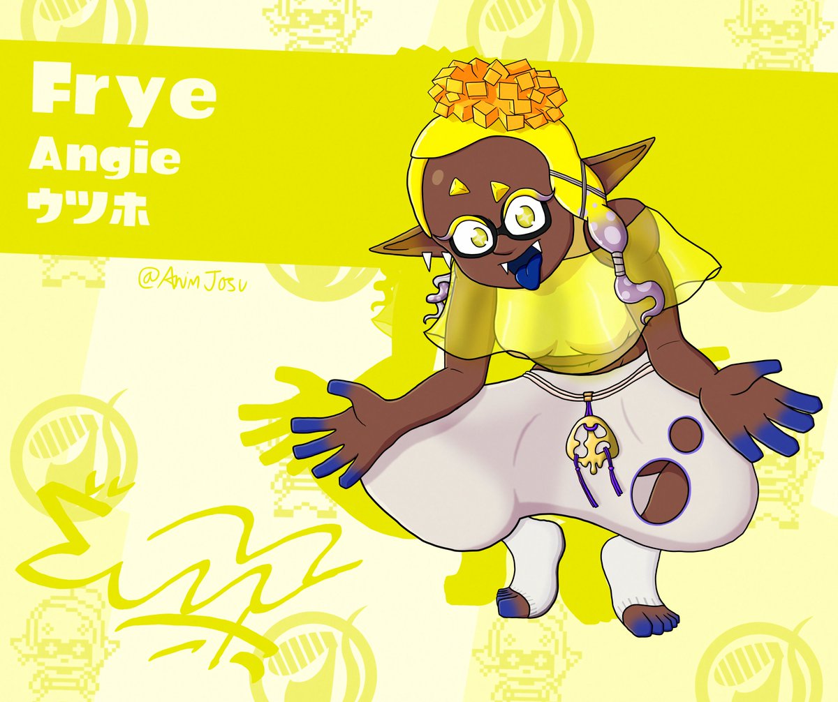 AnimJosu's tweet photo. Happy Frye day!

#Splatoon #Splatoonart #4ry3 #4ry3day https://t.co/kbsuXyQjDt