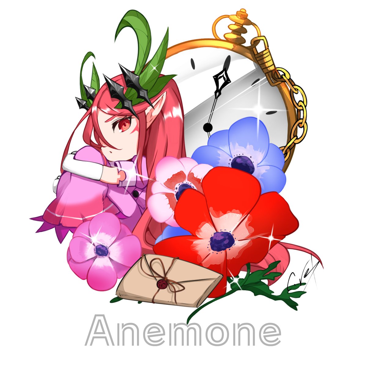 cvel_1014's tweet photo. No.01 [Anemone]
花言葉[あなたを信じて待つ]

#FlowerSeries　#イラスト https://t.co/8iH20xNnuE