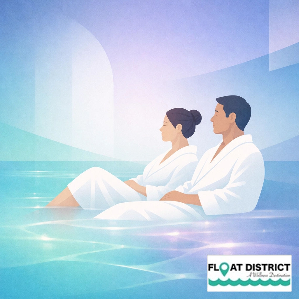 FloatOmaha's tweet photo. Friday feels! ✨ Kick off your weekend with social wellness. We’re the only spot in Omaha with a two-person float, so grab your favorite person and relax together. 🌊👫 Book your session: https://t.co/OKBfbIPypD #OmahaWellness #CouplesFloat #FridayVibes #FloatDistrict https://t.co/hxmC9L1KOd