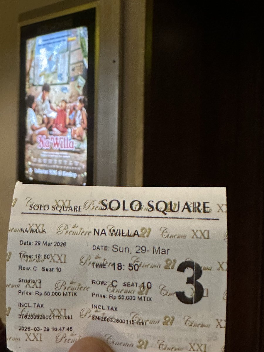 RamaRizana's tweet photo. Kali ketiga dan            Kali keempat
Nonton Na Willa 
@Adriandhy @VisinemaID https://t.co/tR3Q7vk6Cb