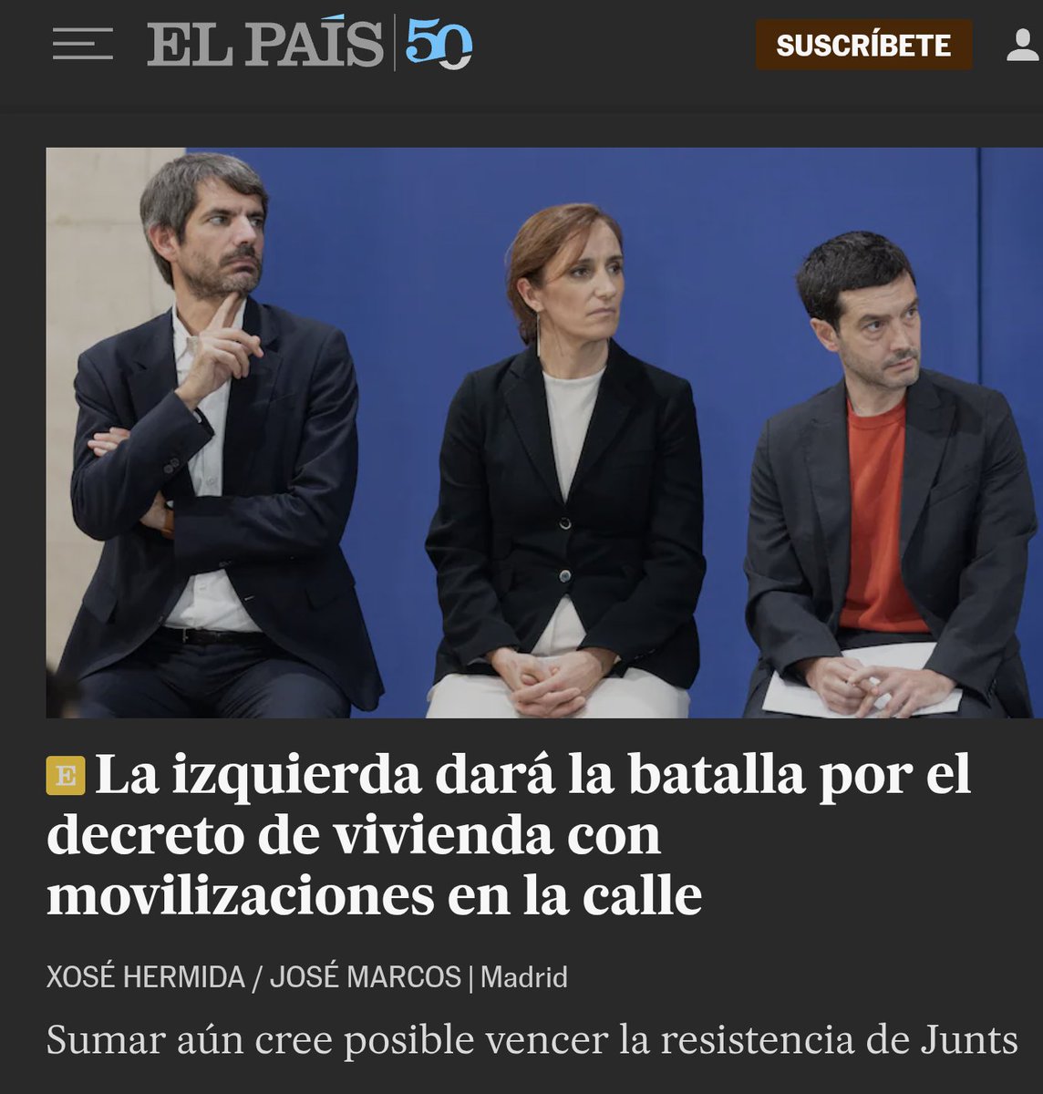 La izquierda que gobierna saldrá a la calle para presionar a la izquierda que gobierna. La prensa que gobierna será testigo del acontecimiento.