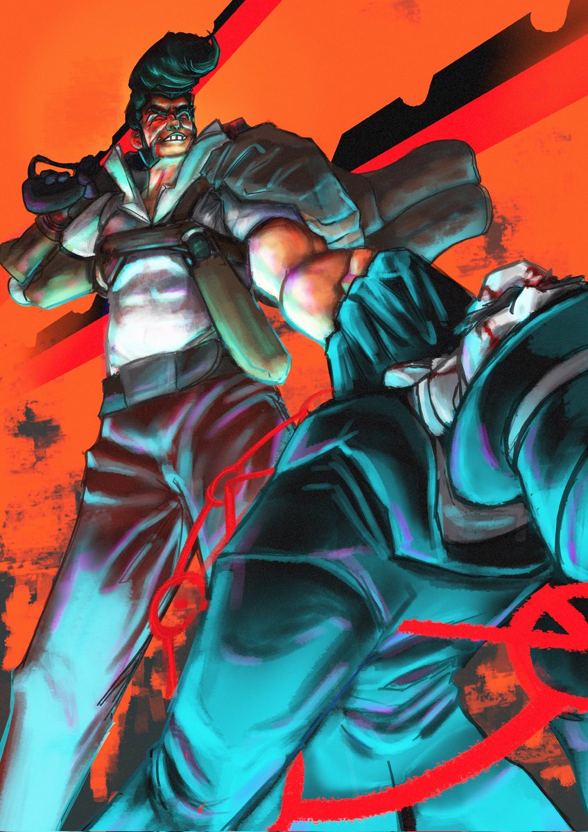 Scout_3192's tweet photo. On god this must be the go to match up cause the coincidence of me making this piece, and this amazing art popping up on my fyp is way too good. https://t.co/yxvn1IhTWW