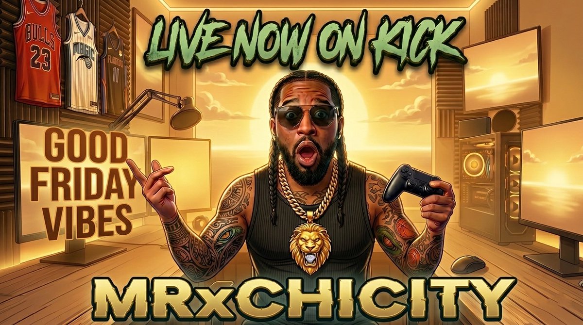 MRxChiCity's tweet image. 🟢LIVE NOW on @kick💚

1K Followers, 200 Subs Celebration 🎉
Happy Good Friday 🛐
34/50 Average Viewers to Verification ✅

kick.com/mrxchicity @kickcommunity

#CFamtheBestFam #MRxCHICITY #supportsmallstreamers #livestream #kick #podcast #podcasts