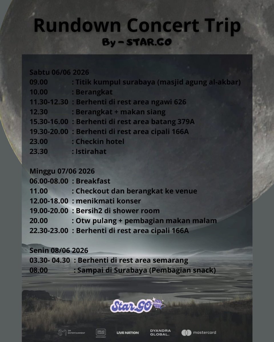 ✨STAR GO ✨| OPEN TRIP KONSER tweet media